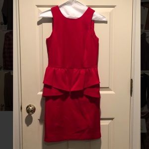 Red cocktail dress
